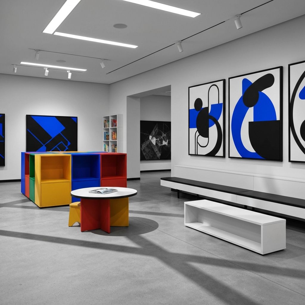 Modern clinic waiting area